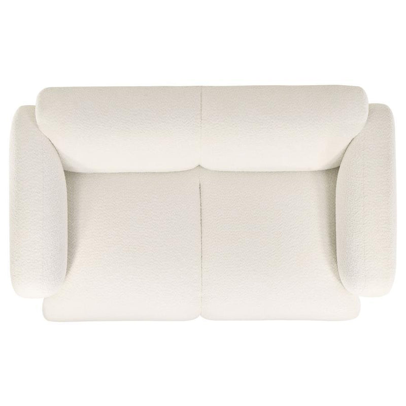 Dorset - Fabric Upholstered Round Track Arm Loveseat