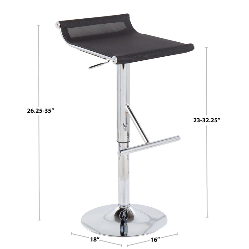 Mirage Ale - Contemporary Adjustable Bar Stool