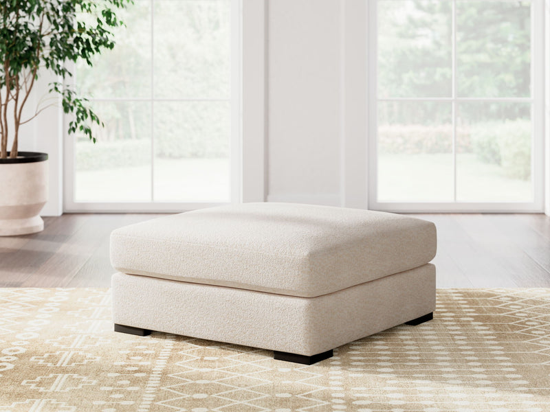 Donelson Creek - Oversized Accent Ottoman - Vanilla