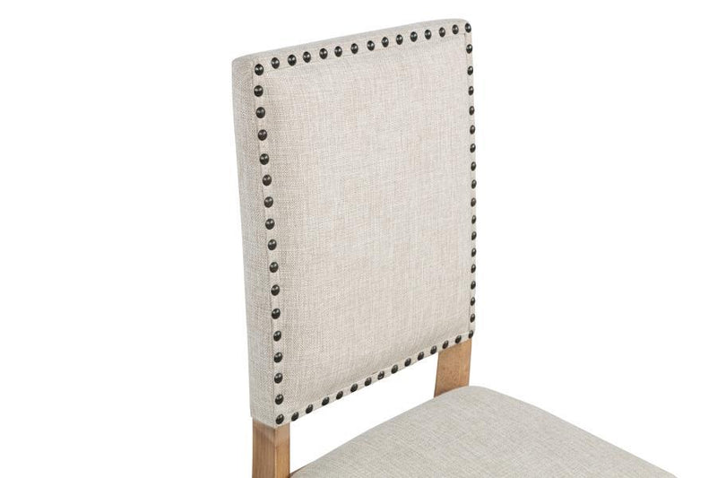 Middleton - Upholstered Dining Side Chair Beige (Set of 2) - Natural