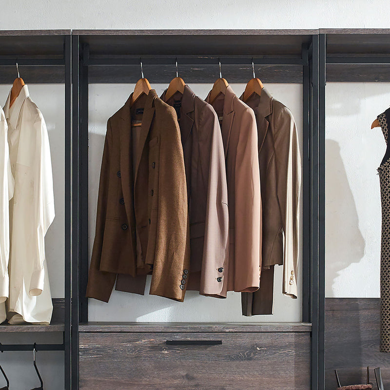 Monica - Walk-In Closet System - Rustic