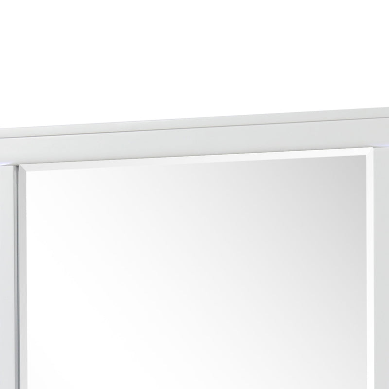 Abigale - Mirror For Dresser Top Made With LED (Includes Only Mirror) - White