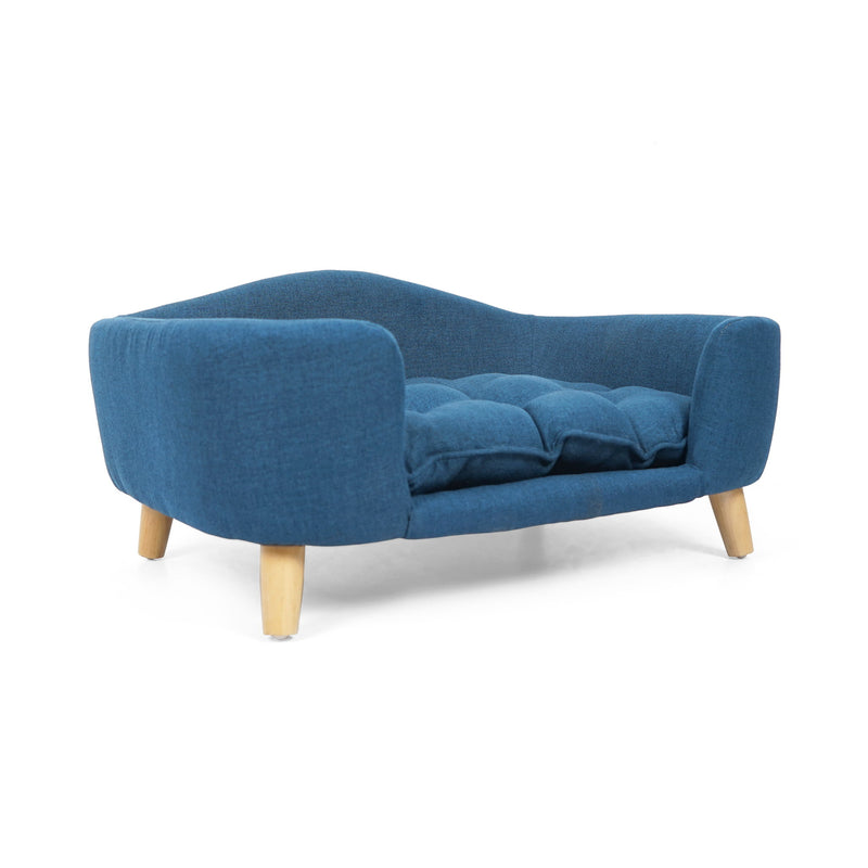 Elevated Dog Bed Frame For Small Dogs - Navy Blue