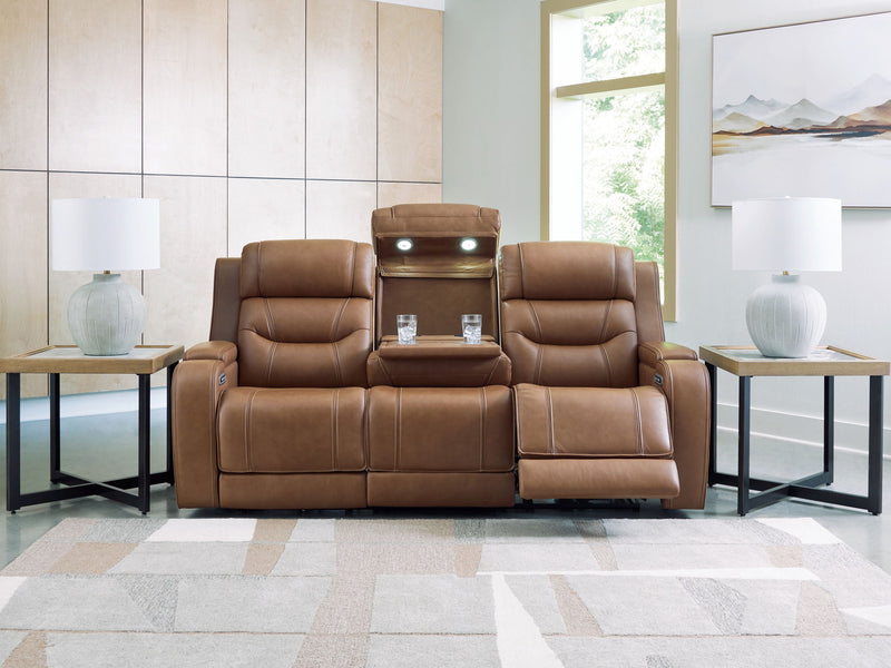 Knightington - Power Reclining Sofa With Audio Seating