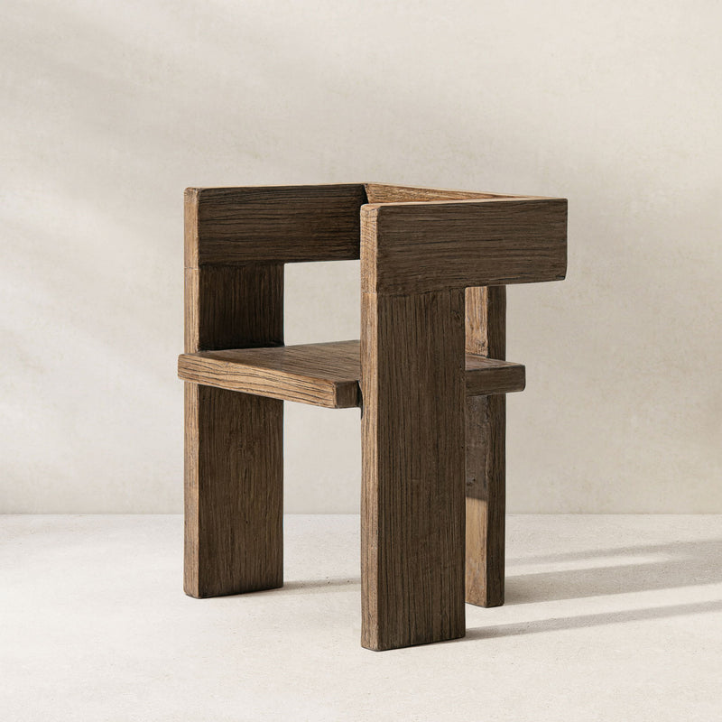 Avenel - Sculptural Block Accent Chair