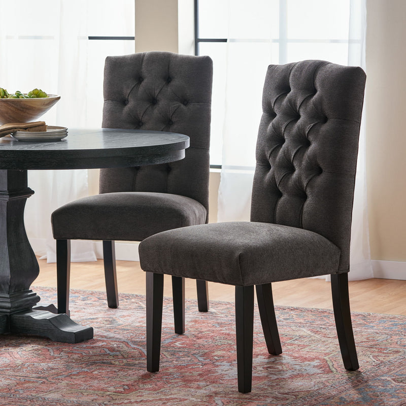 Harriet - Tufted Dining Chair With Button Tufting And Diamond Stitching