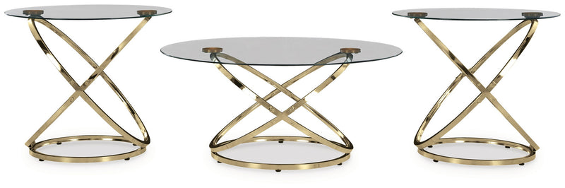Crimonti - Occasional Table Set (Set of 3) - Champagne