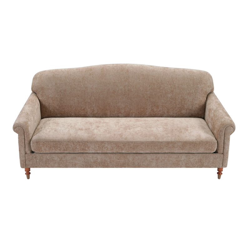 Loveseat Sofa, 2 Seater Couch With Rolled Arms