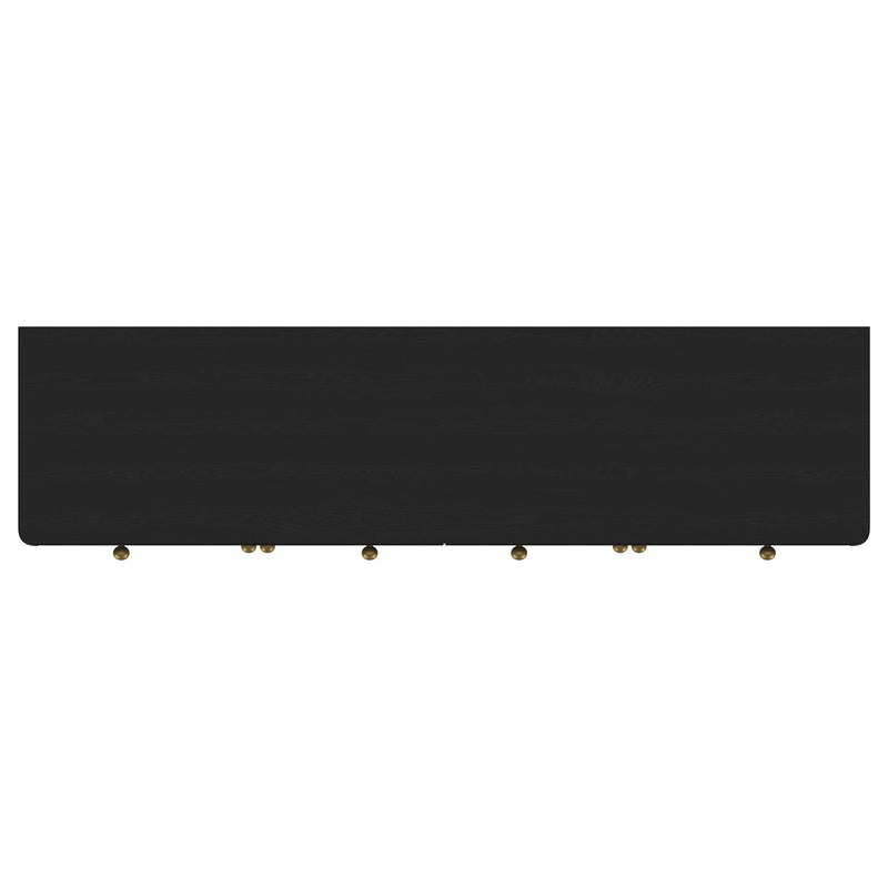 Arini 2-drawer Cane Door Dining Sideboard Server Black