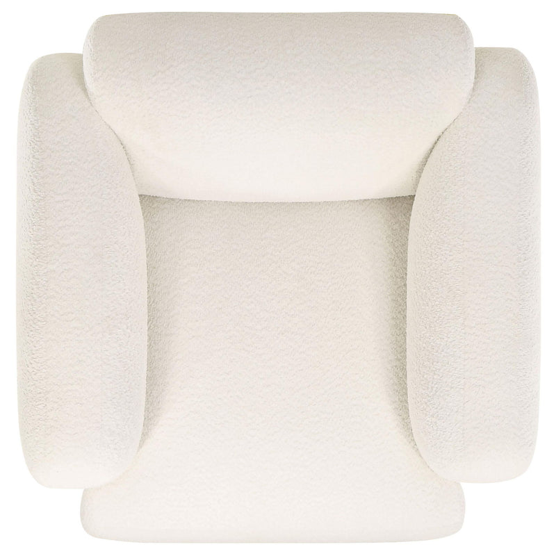 Dorset 3-piece Upholstered Round Track Arm Sofa Set White