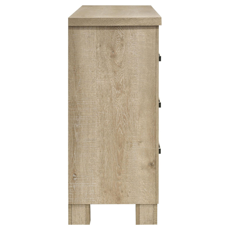 Oakglen 6-drawer Bedroom Dresser Weathered Oak