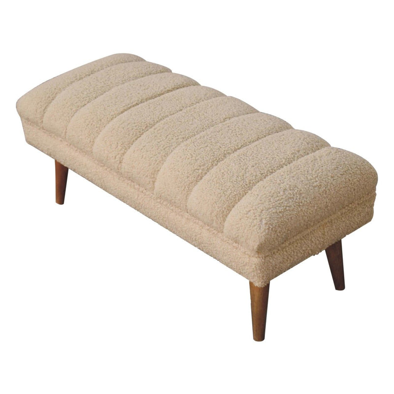 Puffer Bench - Beige