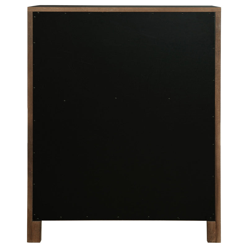 Verona - 5 Drawer Chest With - Walnut