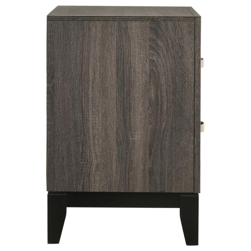 Watson - 2-Drawer Nightstand - Gray Oak