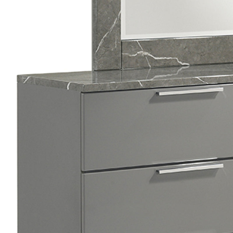 Elara - Dresser With Spacious Drawers - Gray