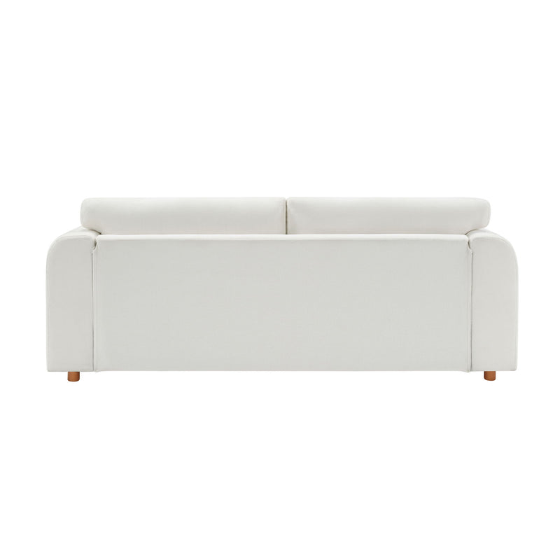 Modern 3 Seater Upholstered Couch Sofa For Living Room
