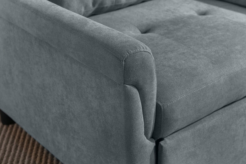 Hannah - Convertible Armchair - Dark Gray