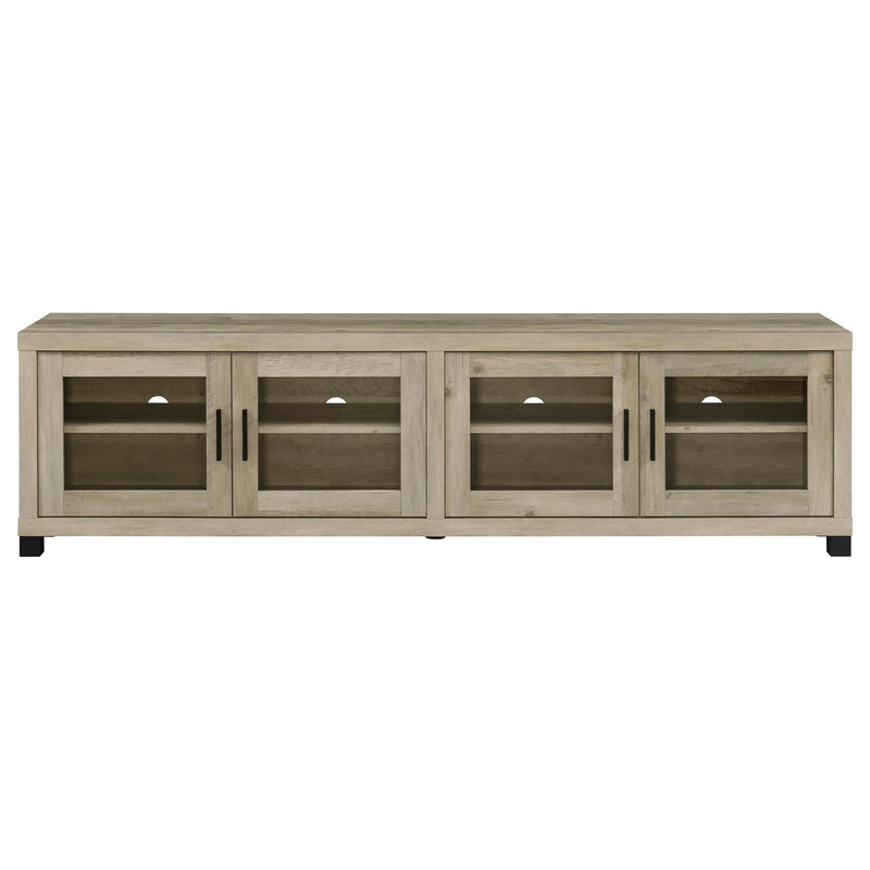 Sachin 3-piece 79-inch TV Entertainment Center Antique Pine
