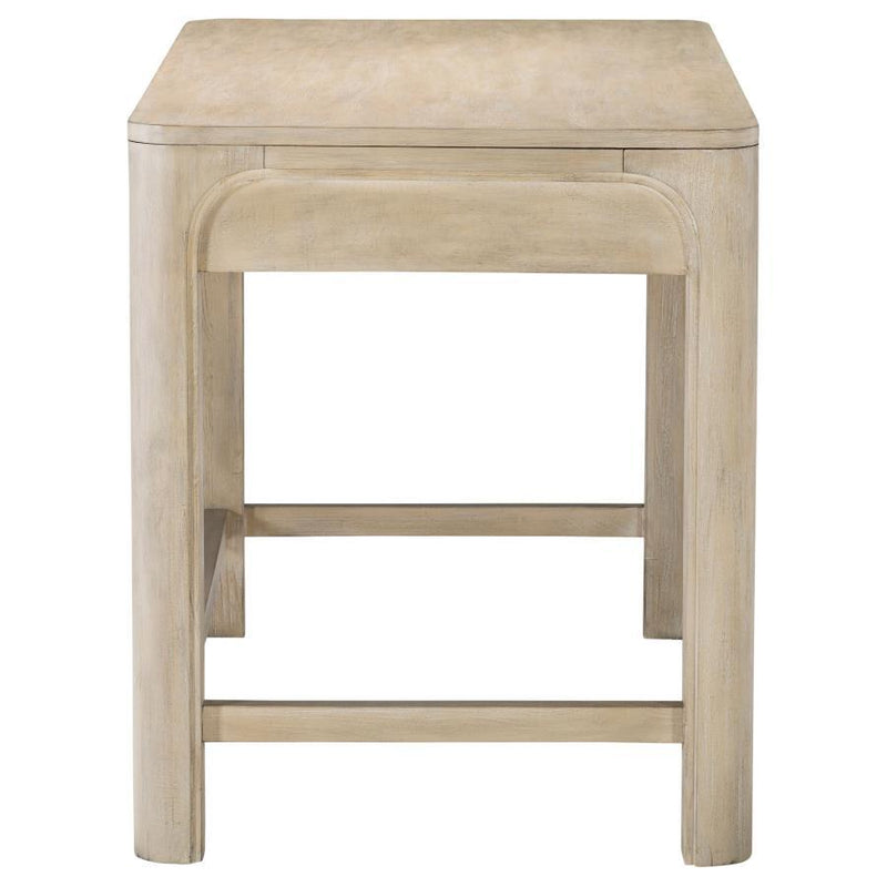 Solano - 2-Drawer Makeup Table Vanity Desk - Weathered Mango