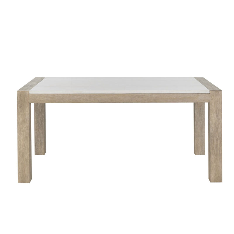 Vanilla - Real Marble Dining Table - Beige / Light Natural