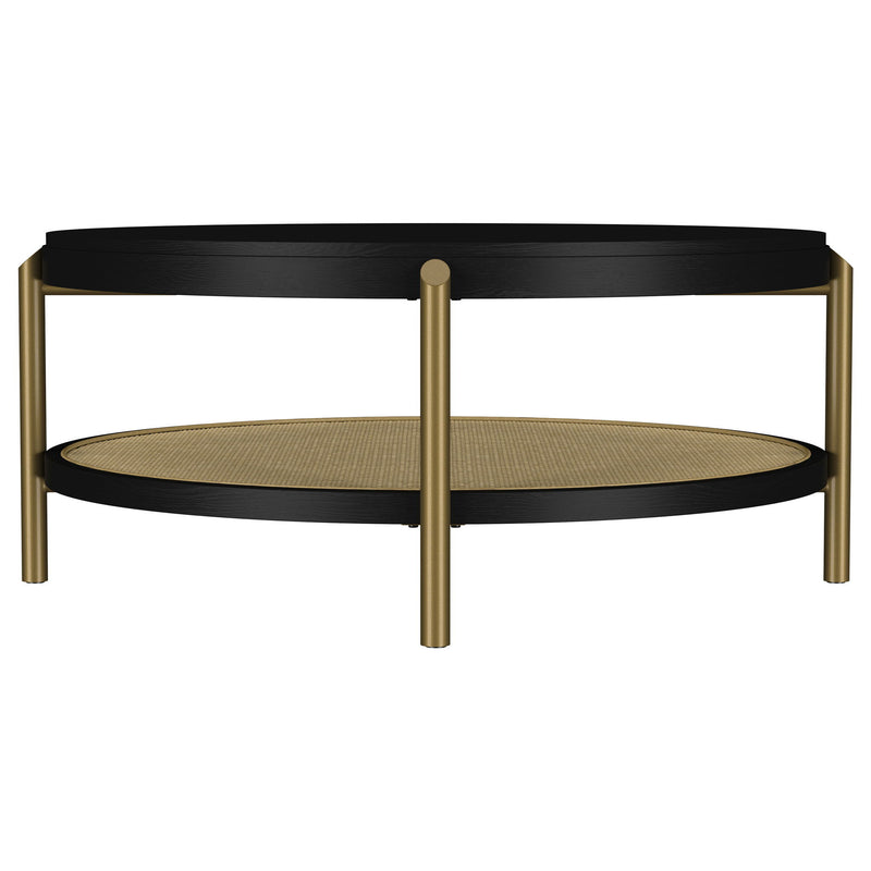Benson - Round Table With Storage Shelf
