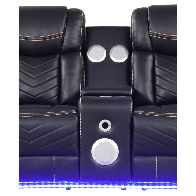 Challenger - LED Power Recliner Loveseat