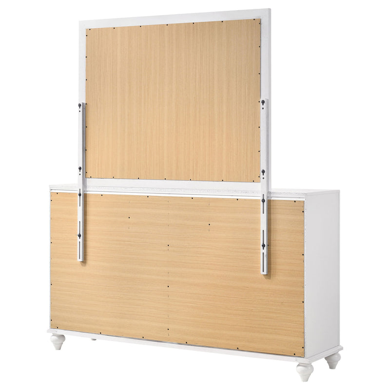 Randall - 7 Drawer Dresser With Mirror - White