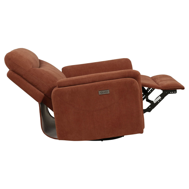 Beacon - Power Swivel Recliner With USB Charging And Adjustable Recline