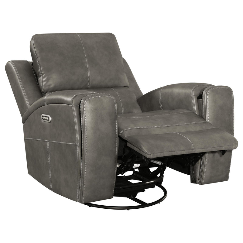 Boyce - Triple Power Swivel Recliner With Independent Adjustments