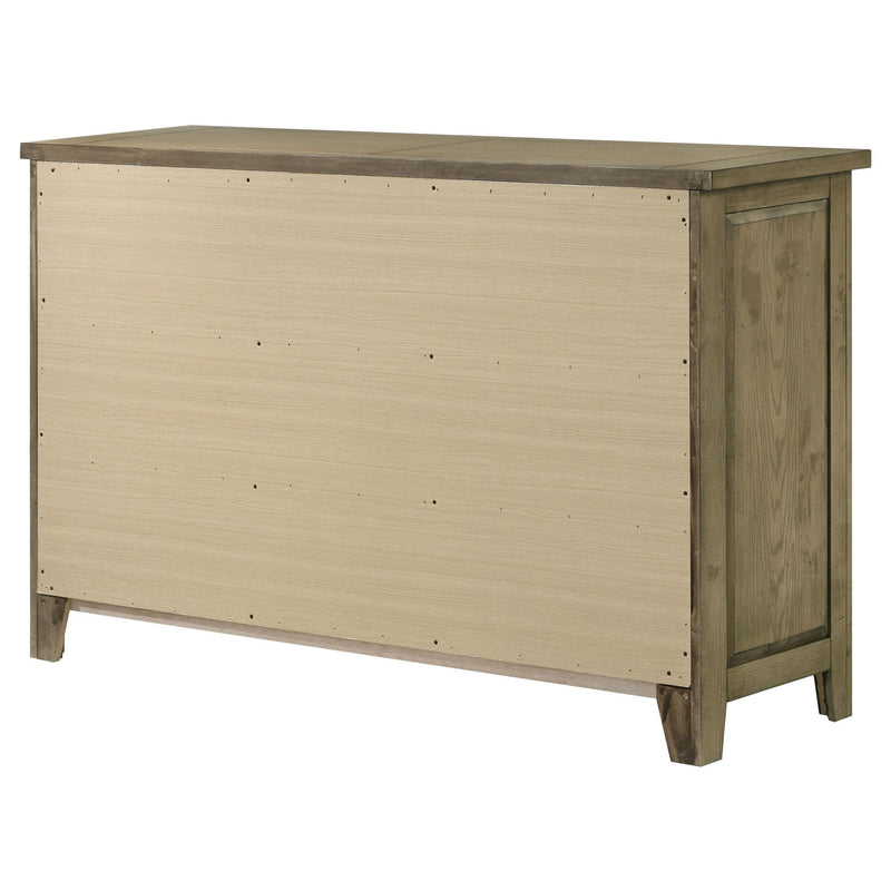 Hazlewood 6-drawer Bedroom Dresser Cabinet Vineyard Oak