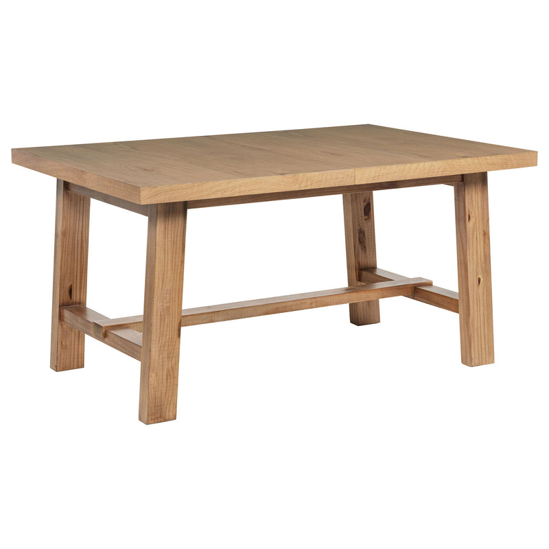 Extension Leaf Dining Table With Removable Leaf - Natural