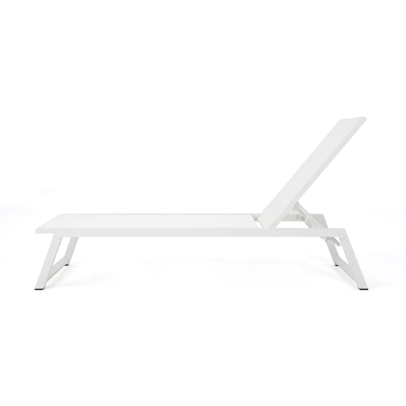 Myers - Modern Chaise Lounge Set With Adjustable Back