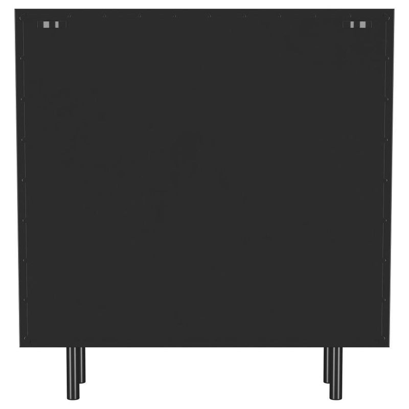 Dalia - 2 Door Accent Storage Cabinet With Shelving - Black