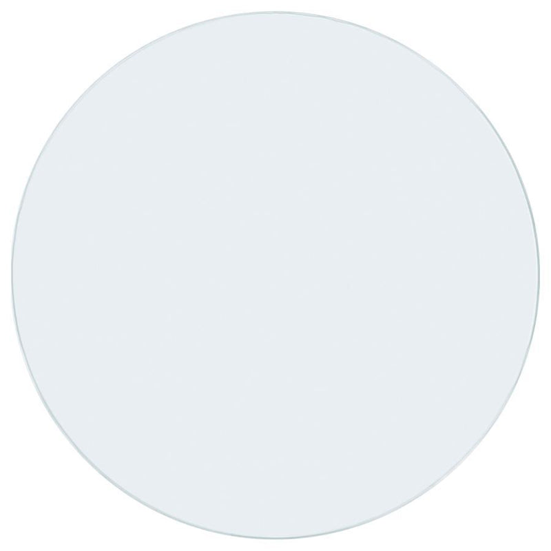 54" 10mm Round Clear Tempered Glass Top - Clear