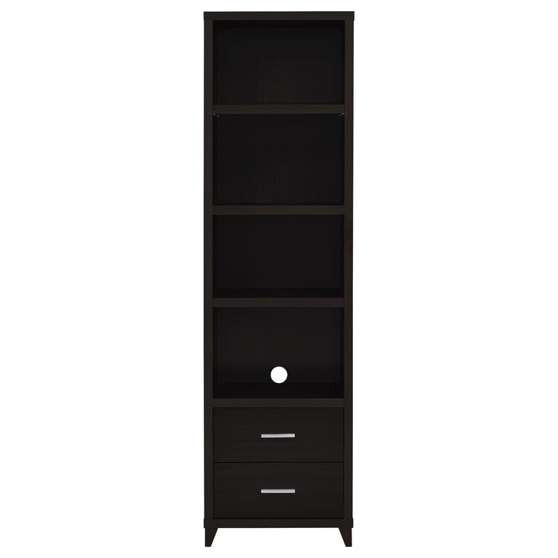 Barnaby - 4 Piece Rectangular Entertainment Center - Cappuccino