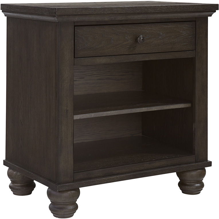 Cambridge Brown/Dark 1 Drawer Nightstand