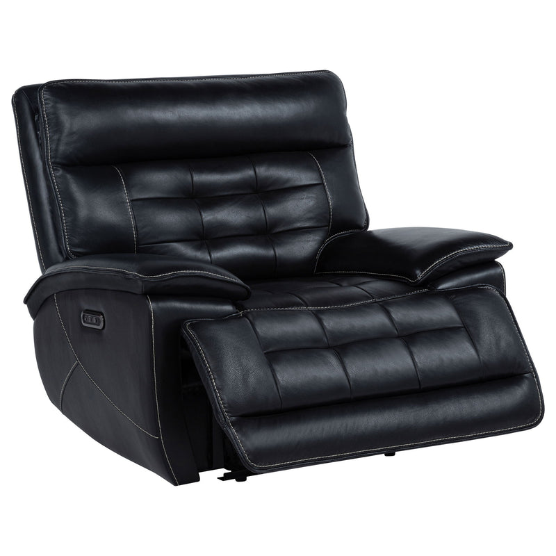 Hayden - Power Recliner With Dual Control, USB Charging Ports - Black