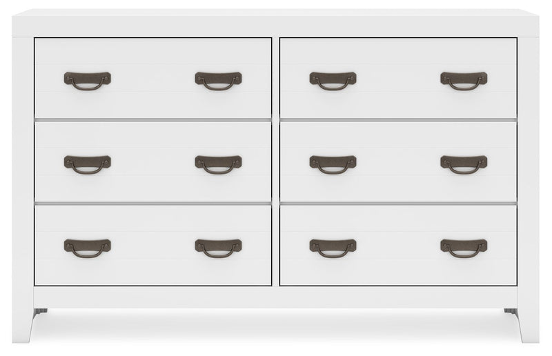Binterglen - Dresser - White
