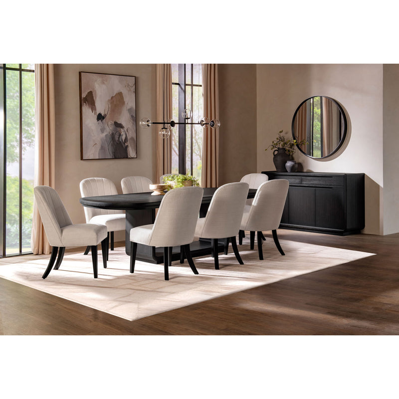 Bangor - 2 Drawer Dining Sideboard Server - Black