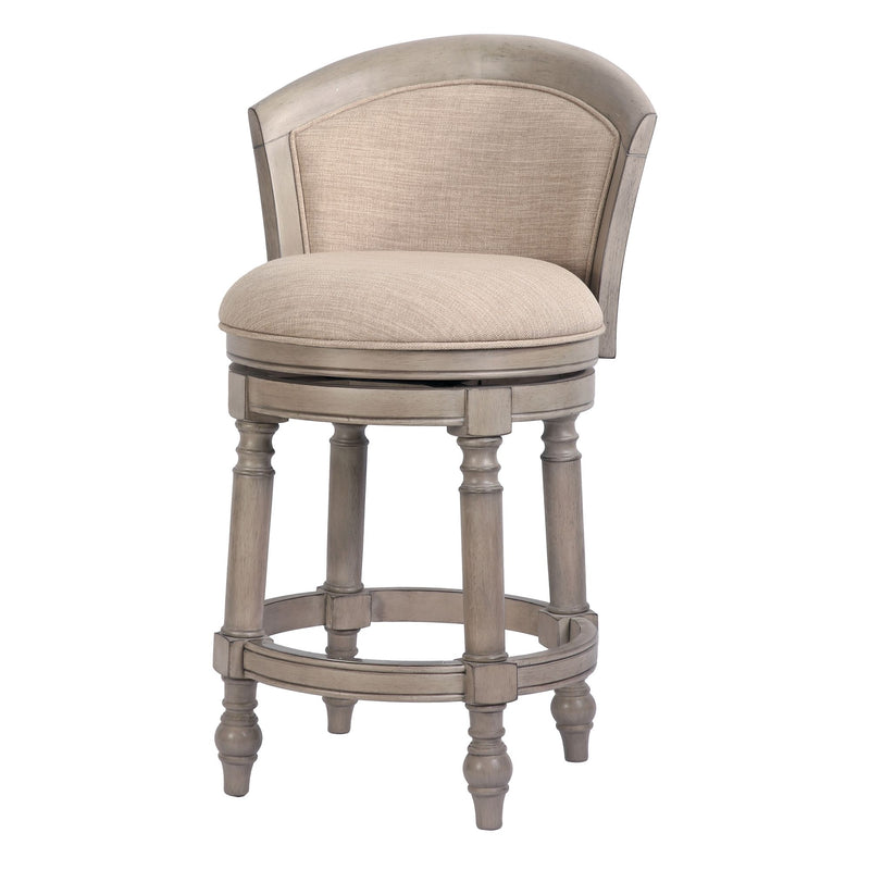Barrel Back Stool With Swivel