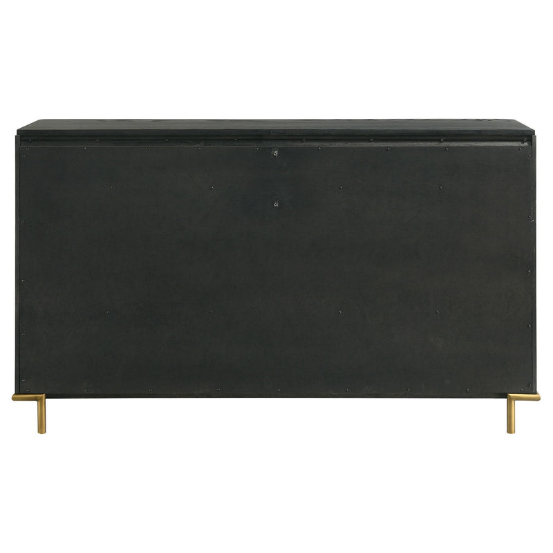 Anser - 8 Drawer Dresser - Black