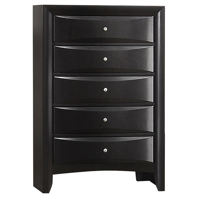 Briana 5-piece Eastern King Bedroom Set Black