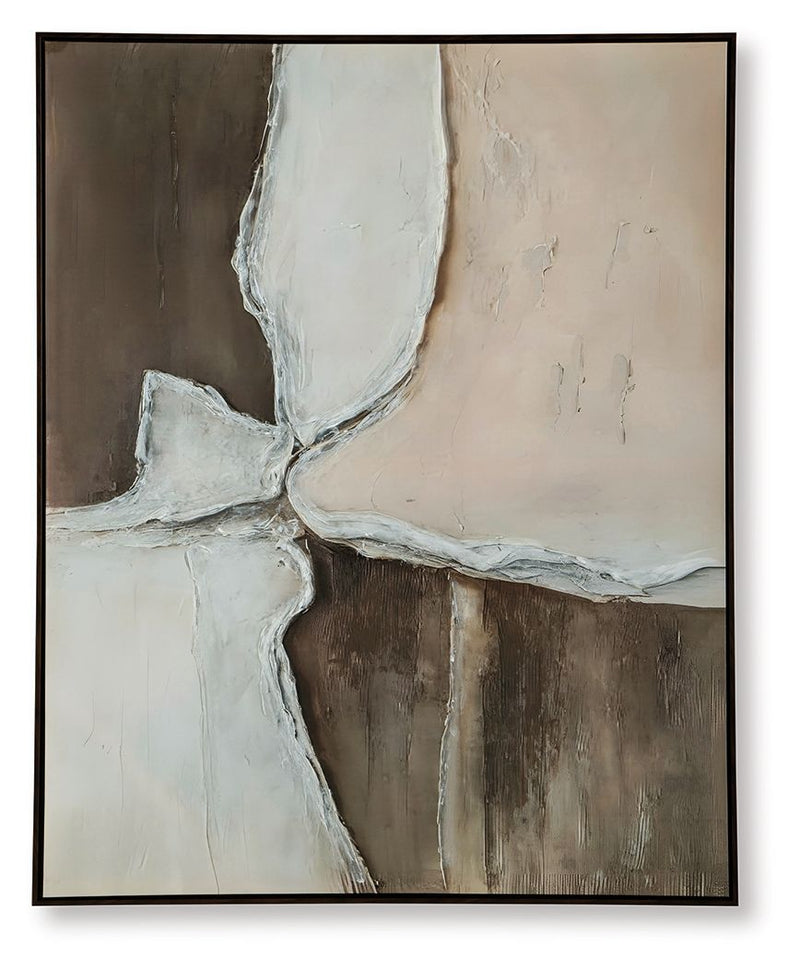 Junward - Wall Art - Brown / Tan / White
