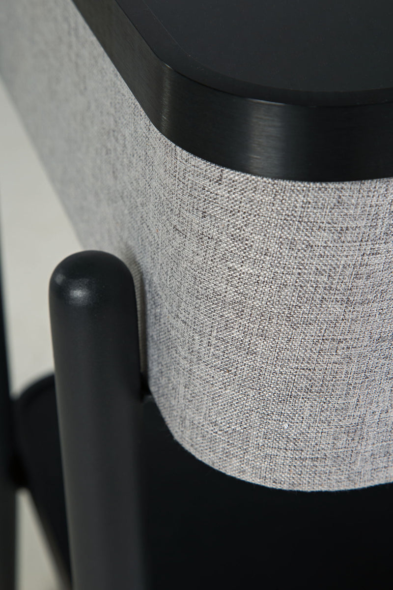 Jorvalee - Accent Table with Speaker - Gray / Black