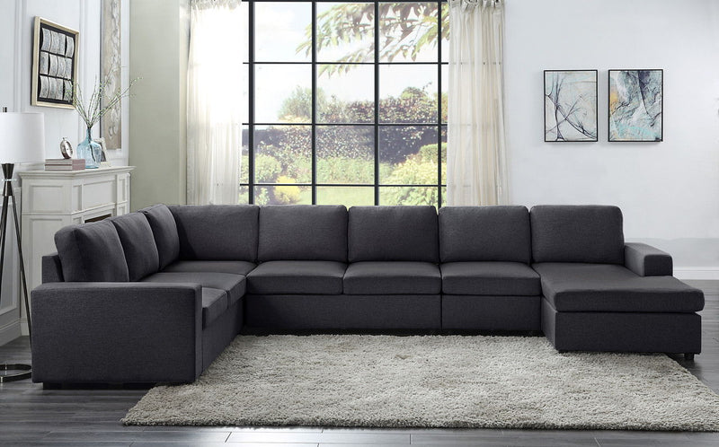 Hayden - 7 Seat Reversible Modular Sectional Sofa Chaise