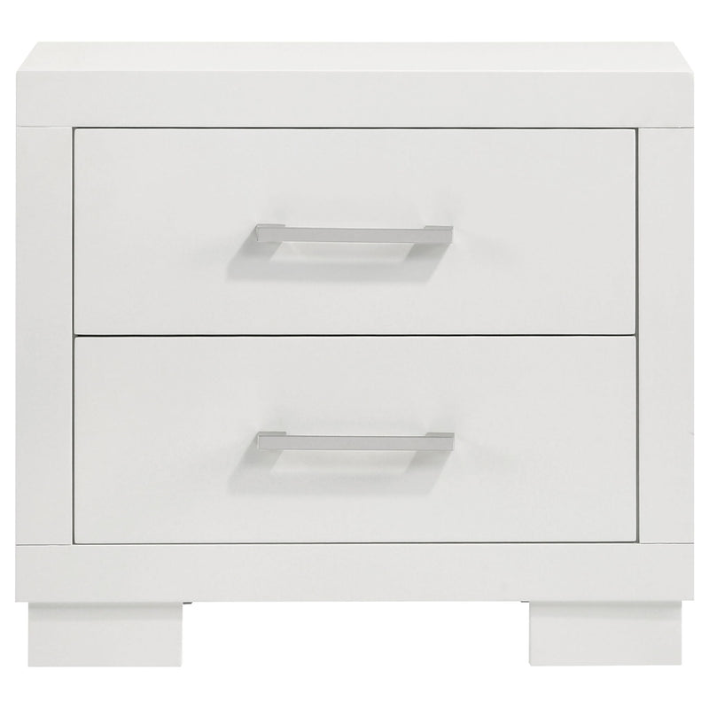Copper - 2 Drawer Rectangular Nightstand