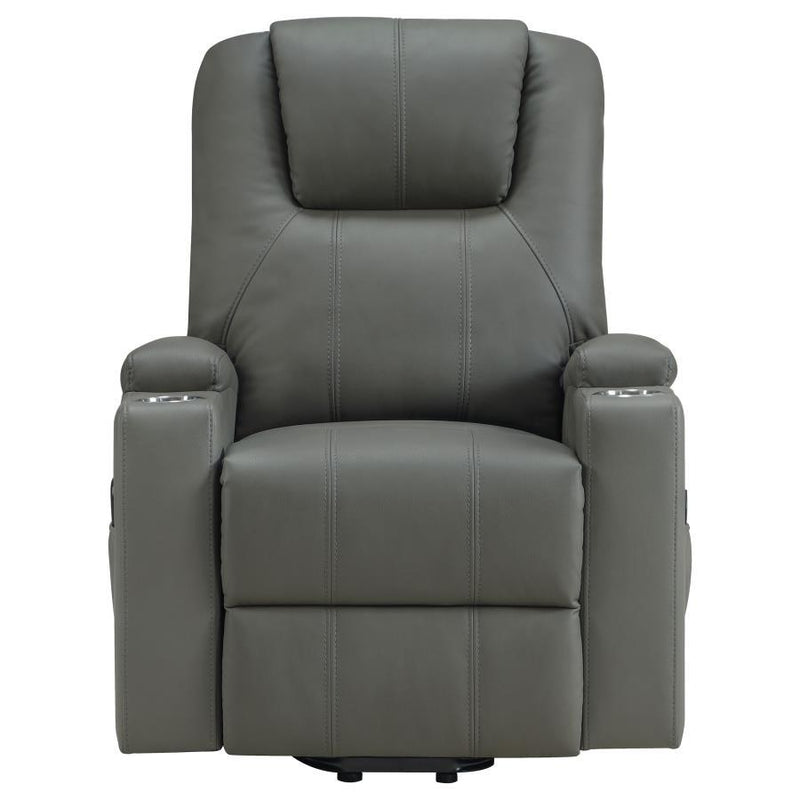Armstrong - Upholstered Power Lift Massage Recliner