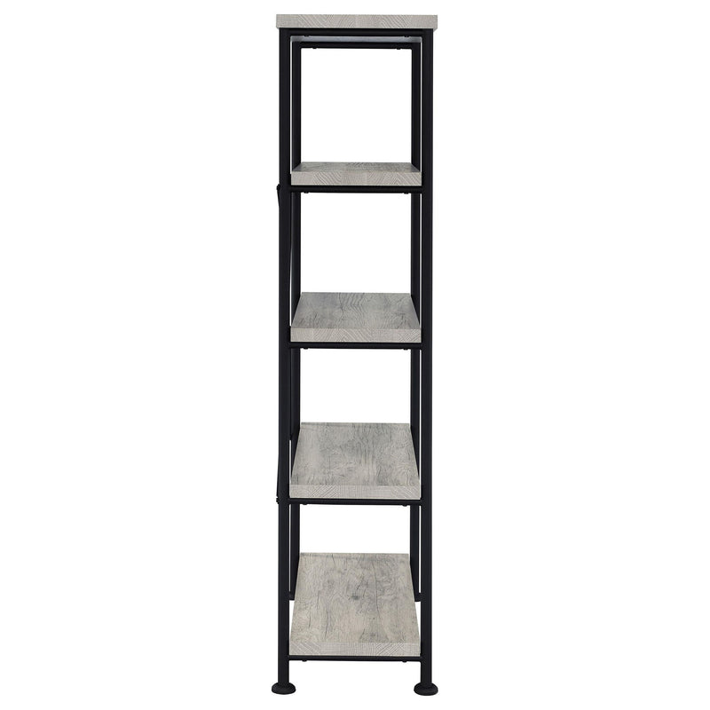 Analiese 63-inch 4-shelf Bookshelf Grey Driftwood