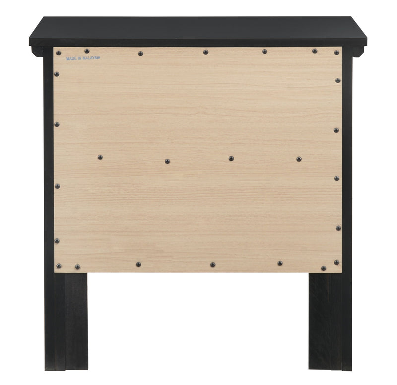 English Dovetailed Drawers Nightstand