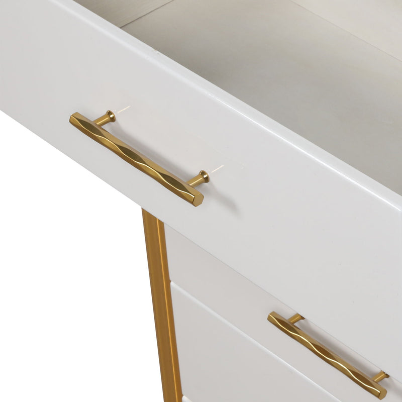 Obsession - 5 Drawer LED Chest - White